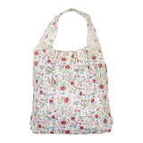 Eco Chic Green Eco Chic Lightweight Foldable Reusable Shopping Bag Floral