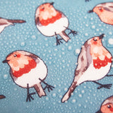 Eco Chic Teal Eco Chic Lightweight Foldable Reusable Shopping Bag Robins