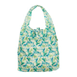 Eco Chic Teal Eco Chic Lightweight Foldable Reusable Shopping Bag Shamrocks