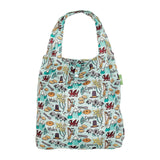 Eco Chic Blue Eco Chic Lightweight Foldable Reusable Shopping Bag Wales Montage