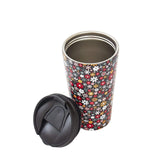 Eco Chic Eco Chic Thermal Coffee Cup Black Ditsy