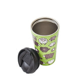 Eco Chic Eco Chic Thermal Coffee Cup Green Sheep