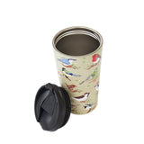 Eco Chic Eco Chic Thermal Coffee Cup Green Wild Birds