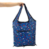 Eco Chic Retail Ltd Eco Chic Collapsible Shopping Trolley with Detachable Tote Bag - Floral