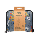 Eco Chic Retail Ltd Eco Chic Collapsible Shopping Trolley with Detachable Tote Bag - Flowers