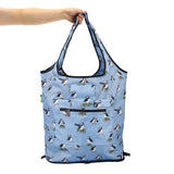 Eco Chic Retail Ltd Eco Chic Collapsible Shopping Trolley with Detachable Tote Bag - Multi Puffin