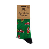 Eco Chic Eco Chic Eco-Friendly Bamboo Christmas Socks Nutcracker