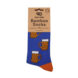 Eco Chic Blue Eco Chic Eco-Friendly Bamboo Socks Beer