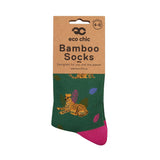 Eco Chic Green Eco Chic Eco-Friendly Bamboo Socks Big Cat