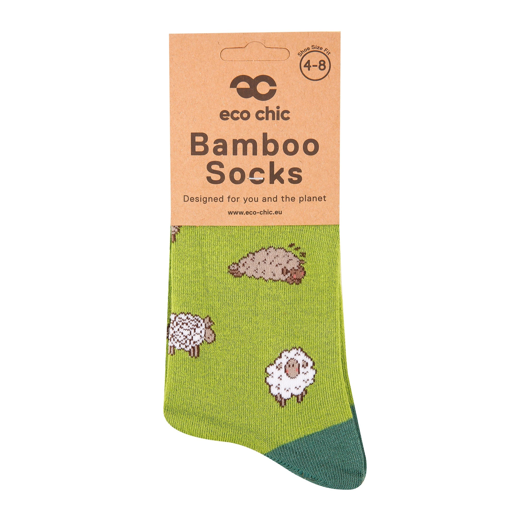 Eco Chic Eco Chic Eco-Friendly Bamboo Socks Cute Sheep