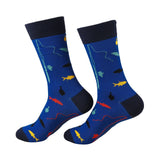 Eco Chic Navy Eco Chic Eco-Friendly Bamboo Socks Fishing