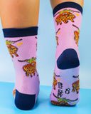 Eco Chic Eco Chic Eco-Friendly Bamboo Socks Highland Cow