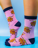Eco Chic Eco Chic Eco-Friendly Bamboo Socks Highland Cow