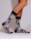 Eco Chic Eco Chic Eco-Friendly Bamboo Socks Labradors
