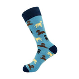 Eco Chic Blue Eco Chic Eco-Friendly Bamboo Socks Labradors