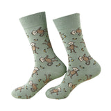 Eco Chic Green Eco Chic Eco-Friendly Bamboo Socks Monkeys