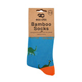 Eco Chic Blue Eco Chic Eco-Friendly Bamboo Socks Nessie