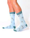 Eco Chic Eco Chic Eco-Friendly Bamboo Socks Palm Tree