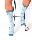 Eco Chic Eco Chic Eco-Friendly Bamboo Socks Palm Tree