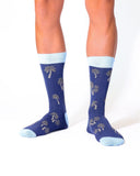 Eco Chic Eco Chic Eco-Friendly Bamboo Socks Palm Tree