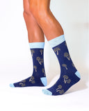Eco Chic Eco Chic Eco-Friendly Bamboo Socks Palm Tree