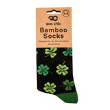 Eco Chic Eco Chic Eco-Friendly Bamboo Socks Shamrock