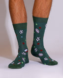 Eco Chic Eco Chic Eco-Friendly Bamboo Socks Sports Balls