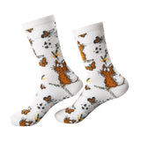 Eco Chic Eco Chic Eco-Friendly Bamboo Socks Whimsy Cats