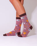 Eco Chic Eco Chic Eco-Friendly Bamboo Socks Woodland