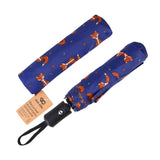Eco Chic Eco Chic Folding Automatic Umbrella Foxes