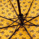 Eco Chic Eco Chic Folding Automatic Umbrella Monkeys