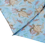 Eco Chic Eco Chic Folding Automatic Umbrella Sea Turtles