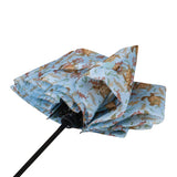 Eco Chic Eco Chic Folding Automatic Umbrella Sea Turtles