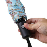 Eco Chic Eco Chic Folding Automatic Umbrella Sea Turtles