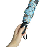 Eco Chic Eco Chic Folding Automatic Umbrella Woodland