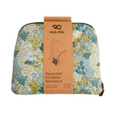 Eco Chic Eco Chic Lightweight Foldable Backpack Mixed Flowers