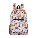 Eco Chic Eco Chic Lightweight Foldable Backpack Music