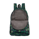 Eco Chic Eco Chic Lightweight Foldable Backpack Shamrock