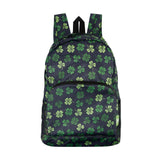 Eco Chic Eco Chic Lightweight Foldable Backpack Shamrock