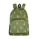 Eco Chic Eco Chic Lightweight Foldable Backpack Tawny Owl