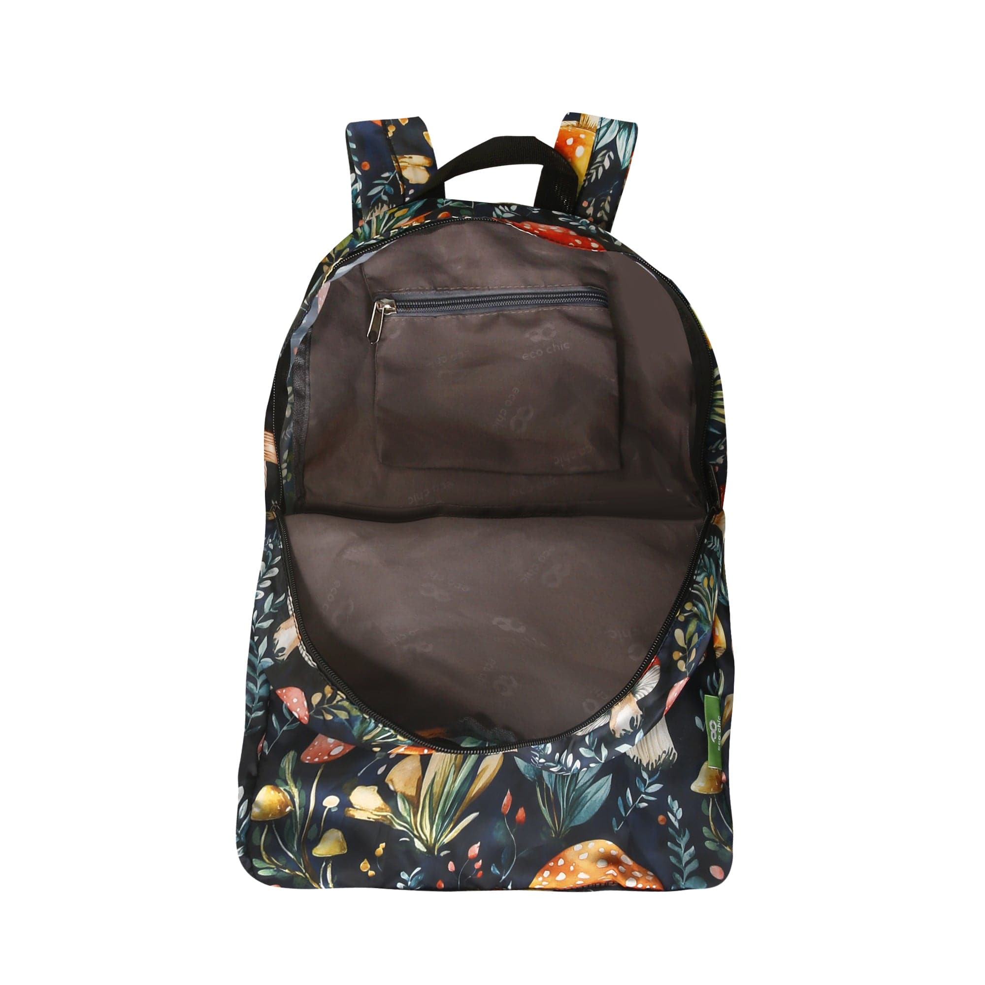 Eco Chic Eco Chic Lightweight Foldable Backpack Toadstool