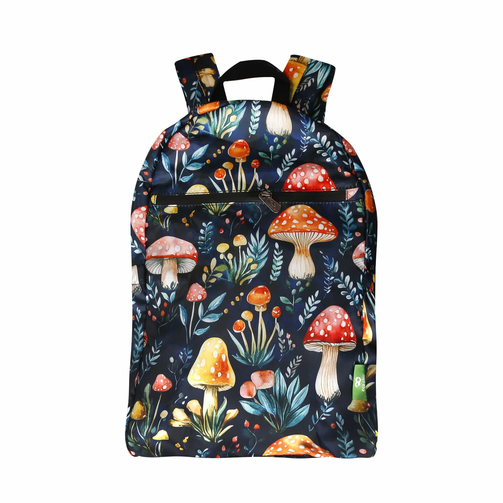 Eco Chic Eco Chic Lightweight Foldable Backpack Toadstool