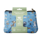 Eco Chic Eco Chic Lightweight Foldable Backpack Whimsy Dogs