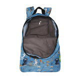 Eco Chic Eco Chic Lightweight Foldable Backpack Whimsy Dogs