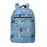 Eco Chic Eco Chic Lightweight Foldable Backpack Whimsy Dogs