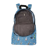 Eco Chic Eco Chic Lightweight Foldable Backpack Whimsy Ducks