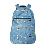 Eco Chic Eco Chic Lightweight Foldable Backpack Whimsy Ducks