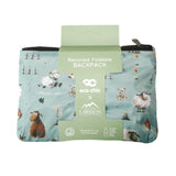 Eco Chic Eco Chic Lightweight Foldable Backpack Whimsy Sheep