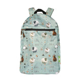 Eco Chic Eco Chic Lightweight Foldable Backpack Whimsy Sheep