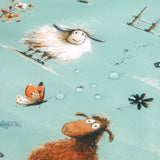 Eco Chic Eco Chic Lightweight Foldable Backpack Whimsy Sheep